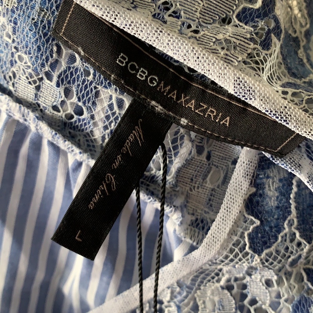 BCBG Maxazria Stripe Blouse - Picture 8 of 9